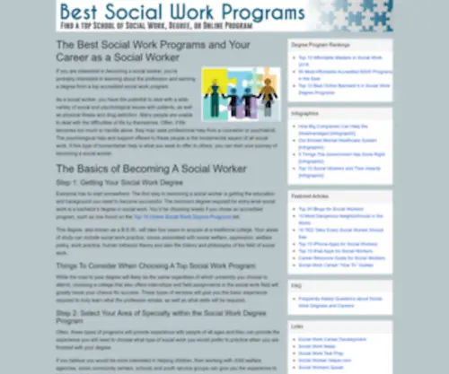 Bestsocialworkprograms.com(Becoming A Social Worker) Screenshot