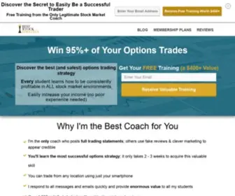 Beststockstrategy.com(Learn options trading with david jaffee) Screenshot