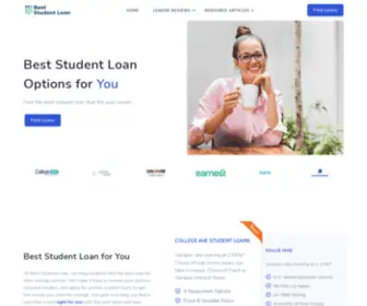 Beststudentloan.com(Best Student Loan options for 2021) Screenshot