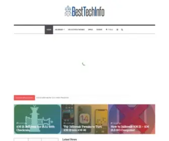 Besttechinfo.com(Jailbreak iOS 15 updates by Best Tech Info. News and tutorials for jailbreaking iOS 15) Screenshot