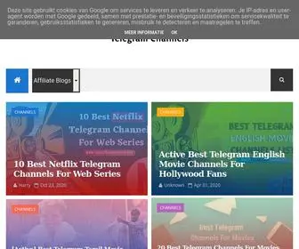 Besttelegramchannels.com(Best Telegram Channels) Screenshot