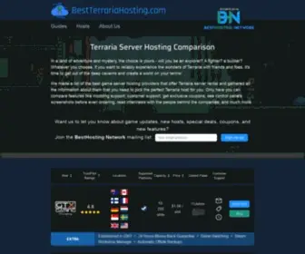 Bestterrariahosting.com(Top 20 Terraria Server Hosting Providers) Screenshot