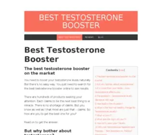 Besttestosteroneboosterzone.com(Best Bodybuilding Supplements and Guide for Men) Screenshot