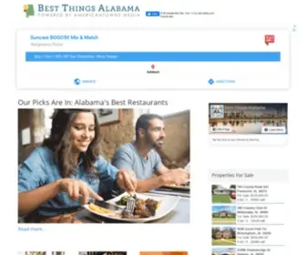 Bestthingsal.com(Best Things To Do and Places To Go in Alabama) Screenshot