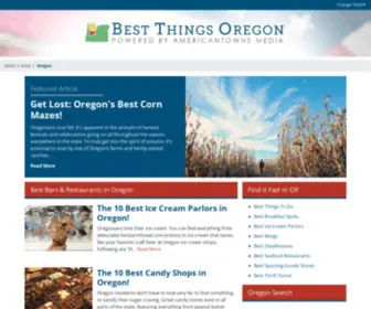 Bestthingsor.com(Best Things To Do and Places To Go in Oregon) Screenshot