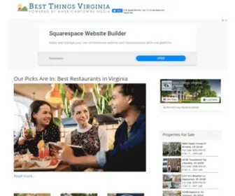Bestthingsva.com(Best Things To Do and Places To Go in Virginia) Screenshot
