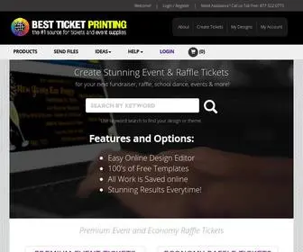 Bestticketprinting.com(Create Custom Raffle & Event Tickets) Screenshot