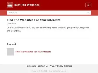 Besttopwebsites.net(Best Top Websites) Screenshot