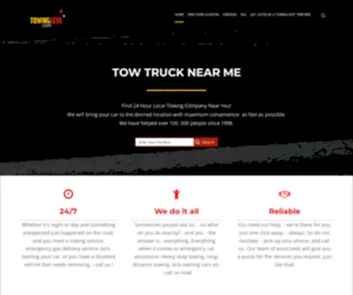 Besttowtrucknearme.com(Tow Truck Near Me) Screenshot