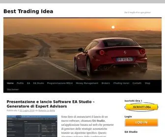 Besttradingidea.com(Strategie di Trading sul Forex e sulle Penny Stocks) Screenshot