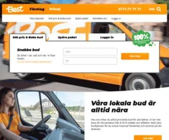 Besttransport.se(Välkommen till Best Transport) Screenshot