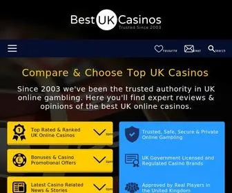 Bestukcasinos.co.uk Screenshot