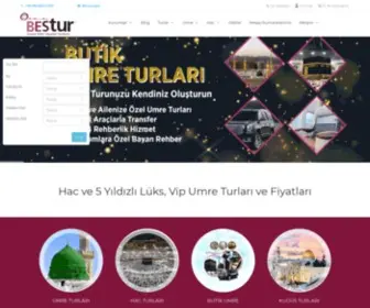 Bestur.com.tr(Lüks Delüks 5 Yıldızlı Vip Butik Umre Turları) Screenshot