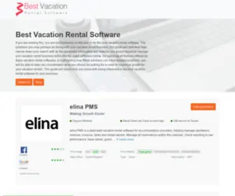 Bestvacationrentalsoftware.com(This buyers' guide) Screenshot