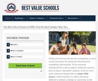 Bestvalueschools.org(Finding the perfect college can be tough. Best Value Schools) Screenshot