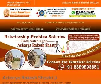 Bestvashikaranastrologerguru.com(Best Vashikaran Astrologer Acharya Rakesh Shastri) Screenshot