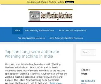 Bestwashingmachineinindia.co.in(Top 10 Best Washing Machine in India 2021) Screenshot