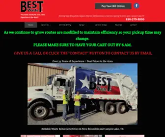 Bestwasteinc.com(Best Waste Inc) Screenshot