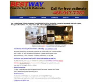 Bestwaycountertopsandcabinets.com(BESTWAY COUNTERTOPS & CABINETS) Screenshot