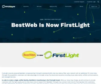 Bestweb.net(BestWeb is Now FirstLight) Screenshot
