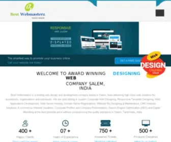 Bestwebmasterz.com(Web Designing Company in Salem India) Screenshot