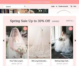BestweddingVeil.com(Shop the best wedding veil) Screenshot
