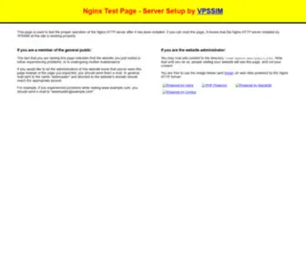 Bestweightlosscoupon.com(Test Page for the Nginx HTTP Server) Screenshot