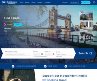 Bestwestern.co.uk(Best Western Hotels) Screenshot