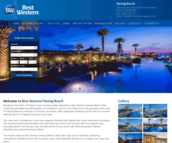 Bestwesternpatongbeach.com(Best Western Patong Beach) Screenshot