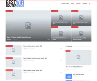 Bestwifirouterguide.com(Find the right Wireless Router) Screenshot