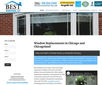 Bestwindows.net(Chicago Replacement Windows) Screenshot