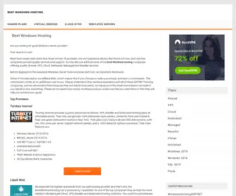Bestwindowshosting.net(Best Windows Hosting Providers) Screenshot