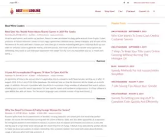 Bestwinecoolers.info(Just another WordPress site) Screenshot