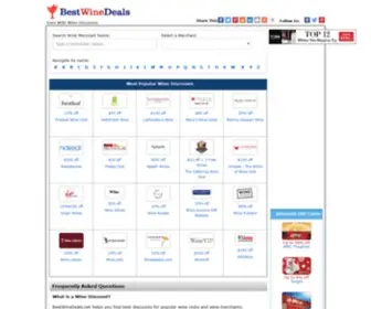 Bestwinedeals.net(Save With Wine Discounts) Screenshot