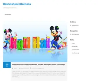 Bestwishescollections.com(Best Wishes Collections) Screenshot