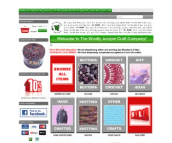 Bestwoolshop.co.uk(The Woolly Jumper Craft Company) Screenshot