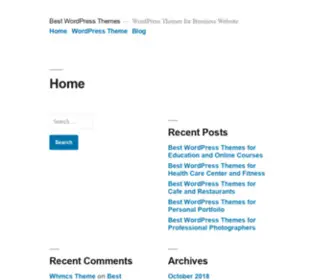Bestwordpressthemes.co.uk(WordPress Themes for Business Website) Screenshot