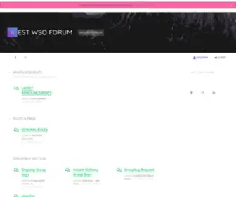 Bestwsoforum.com(Bestwsoforum) Screenshot
