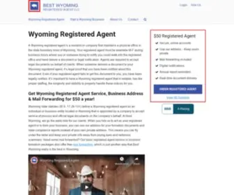 Bestwyomingregisteredagent.com(Wyoming Registered Agent) Screenshot