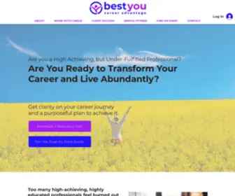 Bestyoucareeradvantage.com(Online visionary career coaching service) Screenshot