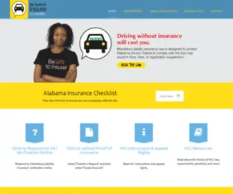 Besuretoinsureal.com(Alabama MLI) Screenshot