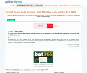 Bet-Bonuscode.ca(Use 365NOW (valid in Feb 2021)) Screenshot