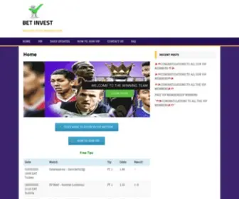 Bet-Invest.com(The Winning Team) Screenshot