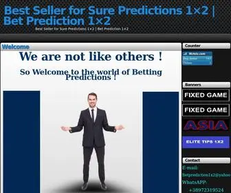 Bet-Prediction1X2.com Screenshot
