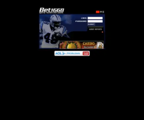 Bet1668.com Screenshot