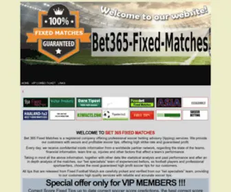 Bet365-Fixed-Matches.com Screenshot
