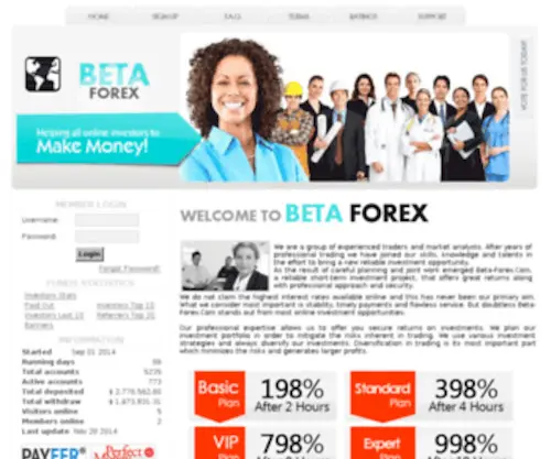 Beta-Forex.com(Beta Forex) Screenshot