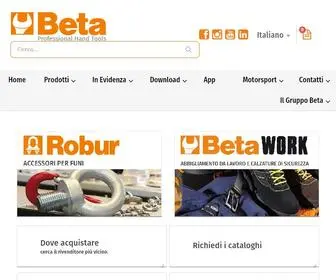 Beta-Tools.com(Beta Utensili) Screenshot