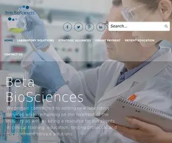 Betabiosciences.com(Beta BioSciences) Screenshot