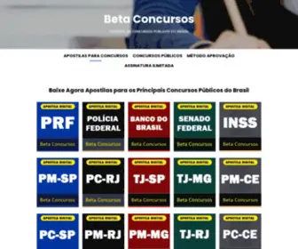 Betaconcursos.com(Apostilas para Concursos) Screenshot